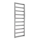 Reina 1200mm x 450mm 845BTU Chrome Flat Designer Towel Radiator