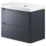 Wall-Hung Vanity Unit & Basin Matt Indigo 805mm x 460mm x 662mm