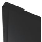 Splashwall End Cap  Matt Jet 2440mm x 4mm