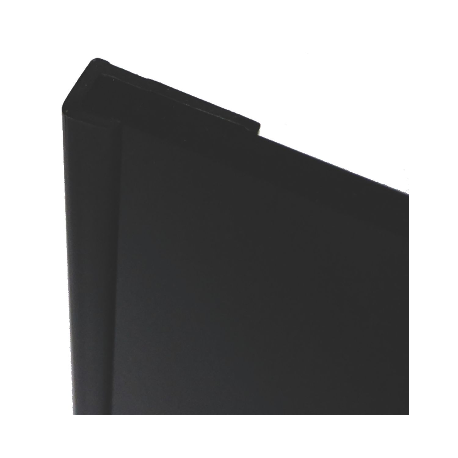 Splashwall End Cap Matt Jet 2440mm x 4mm (436RK)