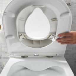 Yalu  Toilet Seat Reducer Polypropylene White