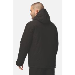 Regatta Navigate 100% Waterproof Jacket Black/Seal Grey Medium Size 39.5" Chest