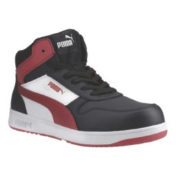 Puma Frontcourt Size 3  Black/Red    Safety Trainers