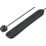 Masterplug 13A 6-Gang Unswitched  Extension Lead Black 2m