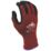 MCR Safety GP1005NA General Handling Gloves Red/Black Large 1 Pair