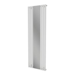 Ximax Fortuna Mirror 1800mm x 590mm 2387BTU White Vertical Designer Radiator