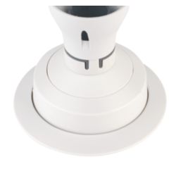 Hager RL602 Ceiling Rose Halo 80mm Internal Diameter White