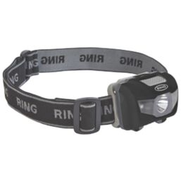 Ring   LED High Performance Head Torch Black & Grey 87lm