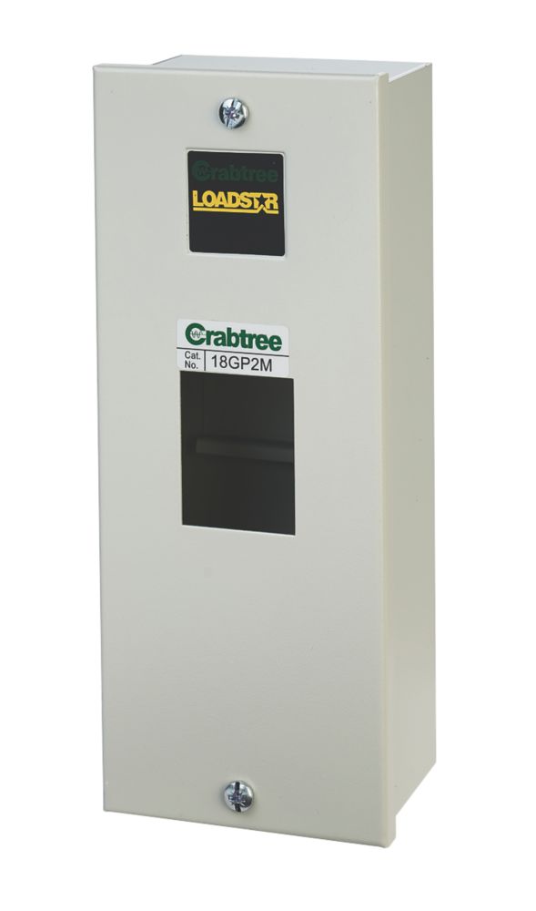 Crabtree 18GP2M  IP20 2-Module Unpopulated DIN Enclosure