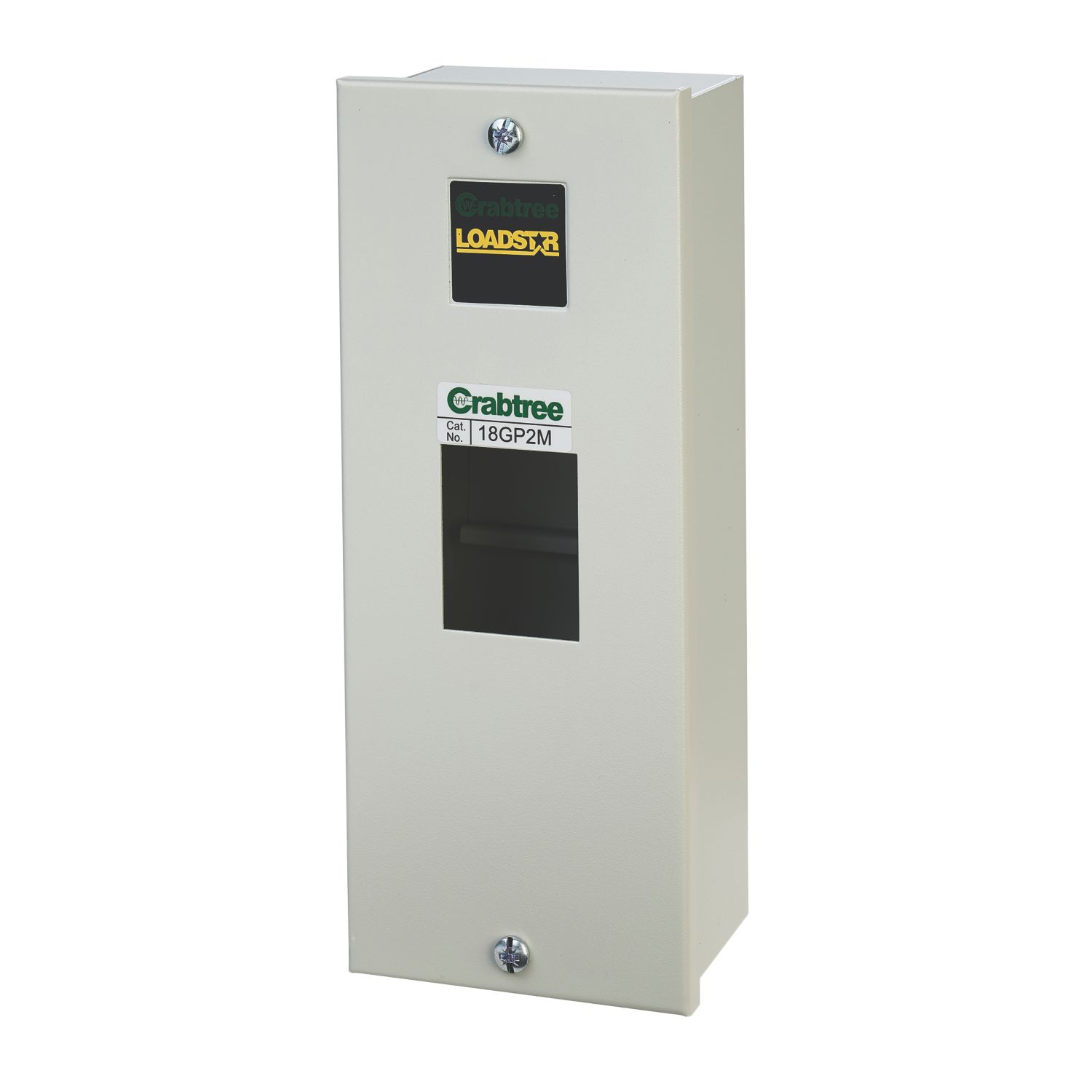 Crabtree 18GP2M IP20 2-Module Unpopulated DIN Enclosure (437HV)