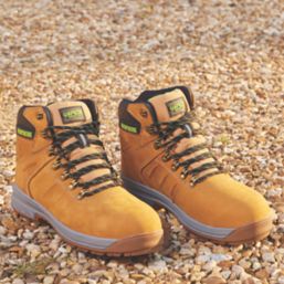 Apache Moose Jaw Size 6 Wheat Waterproof Safety Boots Screwfix