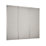 Spacepro  3-Door Sliding Wardrobe Door Kit Dove Grey Frame Dove Grey Panel 1680mm x 2260mm