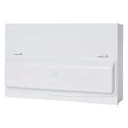 MK Sentry  16-Module 8-Way Populated  Dual RCD Consumer Unit with SPD