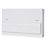 MK Sentry  16-Module 8-Way Populated  Dual RCD Consumer Unit with SPD