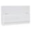 MK Sentry  16-Module 8-Way Populated  Dual RCD Consumer Unit with SPD