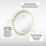 Sensio Spiro Round Illuminated Etched Bathroom Mirror With 1728lm LED Light 800mm x 800mm