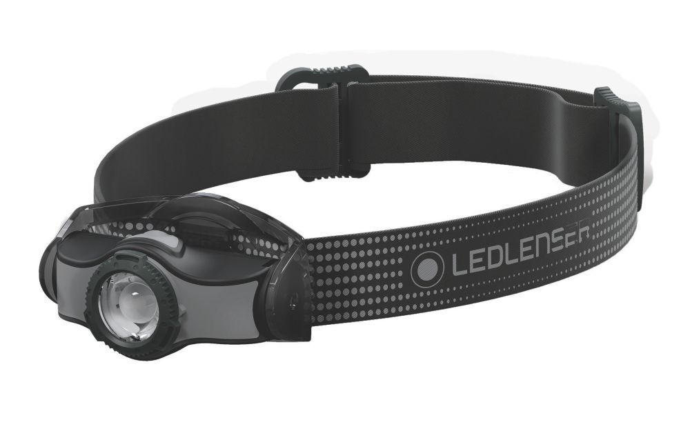 LEDlenser MH3 Rechargeable LED Head Torch Black 200lm Screwfix