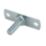 Tesla M10 Male Backplates for Pipe Clips M10 Zinc 5 Pack