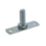 Tesla M10 Male Backplates for Pipe Clips M10 Zinc 5 Pack