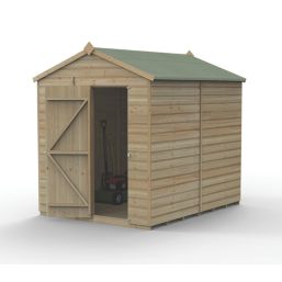 Forest Beckwood 6' x 7' 6" (Nominal) Apex Shiplap Timber Shed with Assembly