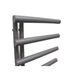 Towelrads 795mm x 500mm 1224BTU Anthracite Flat Designer Towel Radiator