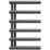 Towelrads 795mm x 500mm 1224BTU Anthracite Flat Designer Towel Radiator