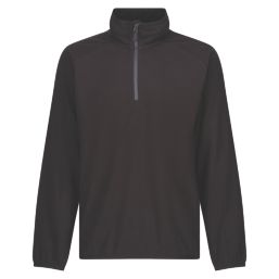 Regatta Navigate Half Zip Fleece Black/Seal Grey Medium 39.5" Chest