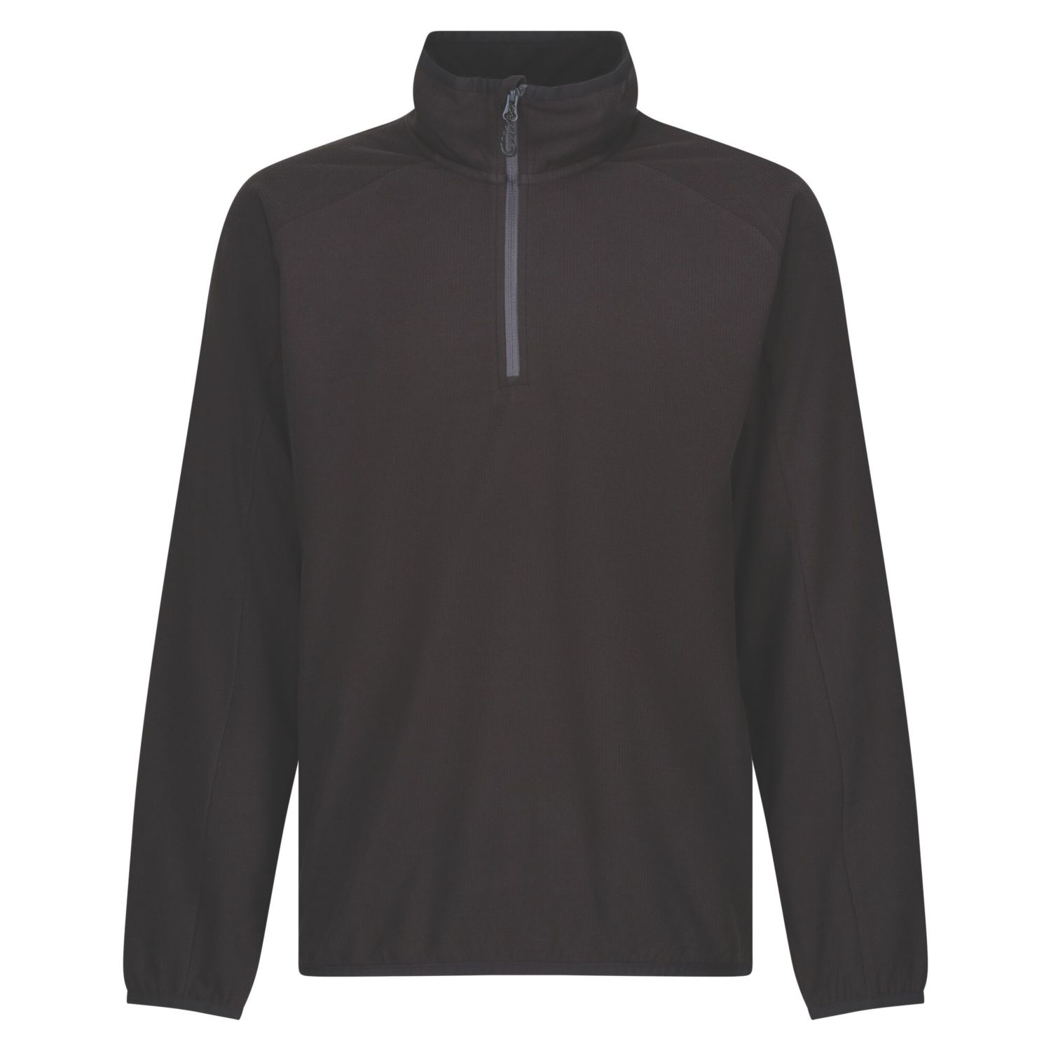 Regatta Navigate Half Zip Fleece Black/Seal Grey Medium 39.5" Chest (437TU)