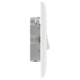 British General 800 Series 20A 16AX 6-Gang 2-Way Light Switch  White