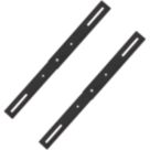 Burg-Wachter Adjustable Mounting Bracket Black 350mm x 10mm x 30mm