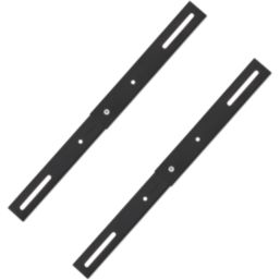 Burg-Wachter Adjustable Mounting Bracket Black 350mm x 10mm x 30mm