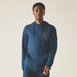 Regatta Cline  Hooded Sweatshirt Moonlight Denim /  Nordic Blue 3X Large 57.4" Chest