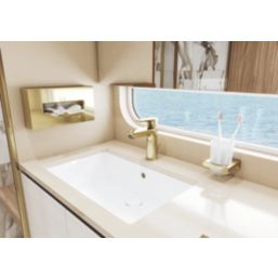 Hansgrohe AddStoris Tissue Box Polished Gold Optic