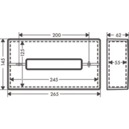 Hansgrohe AddStoris Tissue Box Polished Gold Optic