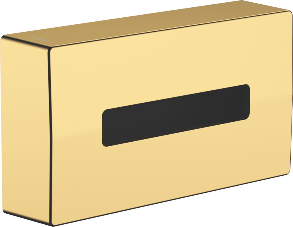 Hansgrohe AddStoris Tissue Box Polished Gold Optic