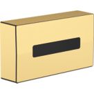 Hansgrohe AddStoris Tissue Box Polished Gold Optic
