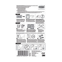 Command Self-Adhesive Picture Hanging Strips Large 12 Pack