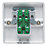 Crabtree Instinct 20A 1-Gang DP Control Switch White