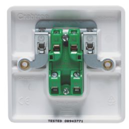 Crabtree Instinct 20A 1-Gang DP Control Switch White