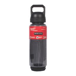 Milwaukee PACKOUT Plastic Bottle With Chug Lid 1005ml Black