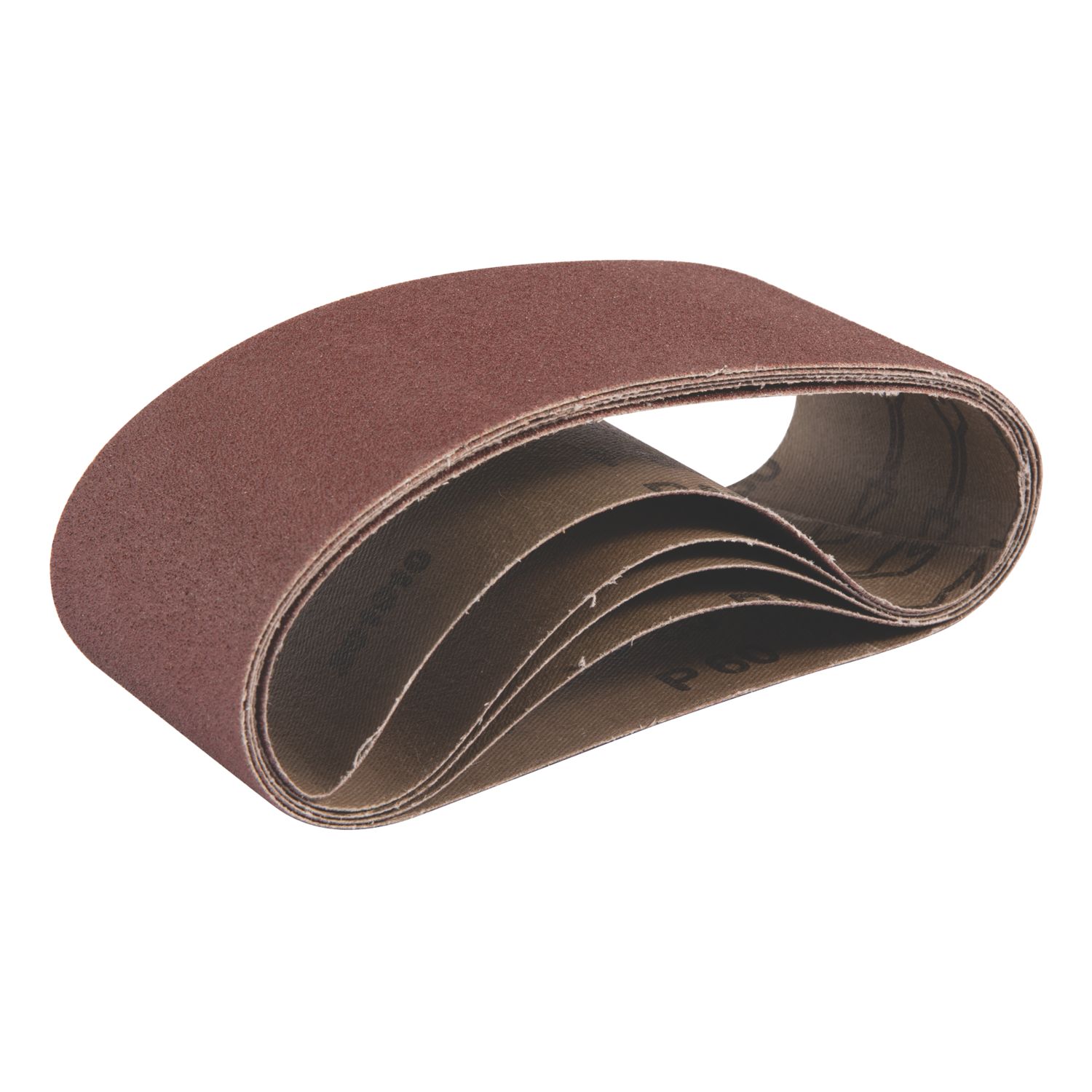 Titan 60 Grit Multi-Material Sanding Belts 457mm x 75mm 5 Pack (438PG)