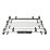 Van Guard  Renault Trafic 2001 - 2014 Roof Rack - 6-bar ULTIRack+ L1 H1 Tailgate