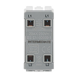 British General Nexus 800 Grid 20A Grid Intermediate Switch White