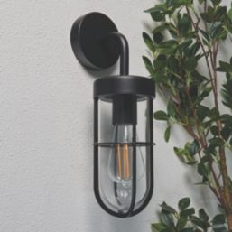 Zink Woking Outdoor Wall Light Fitting Black