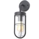 Zink Woking Outdoor Wall Light Fitting Black