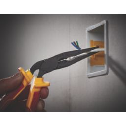 Erbauer  VDE Angle Head Long Nose Pliers 8" (200mm)