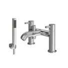 ETAL Bounce Chrome 142mm Deck Mounted Dual Control Manual Shower Mixer Tap