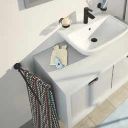 Grohe Start Accessories Double Towel Bar Matt Black 439mm x 55mm x 61mm