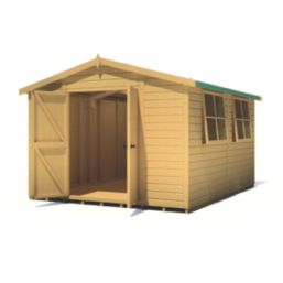 Shire Bison 12' x 10' (Nominal) Apex Tongue & Groove Timber Workshop