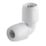 Hep2O  Plastic Push-Fit Equal 90° Elbows 15mm 10 Pack